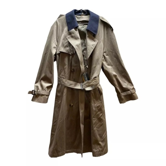 Lauren Ralph Lauren Men's 42 R  Edmund Double Breasted Trench Coat - Picture 5 of 11